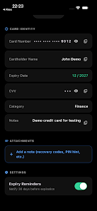 CardVault: Card Manager screenshot 3