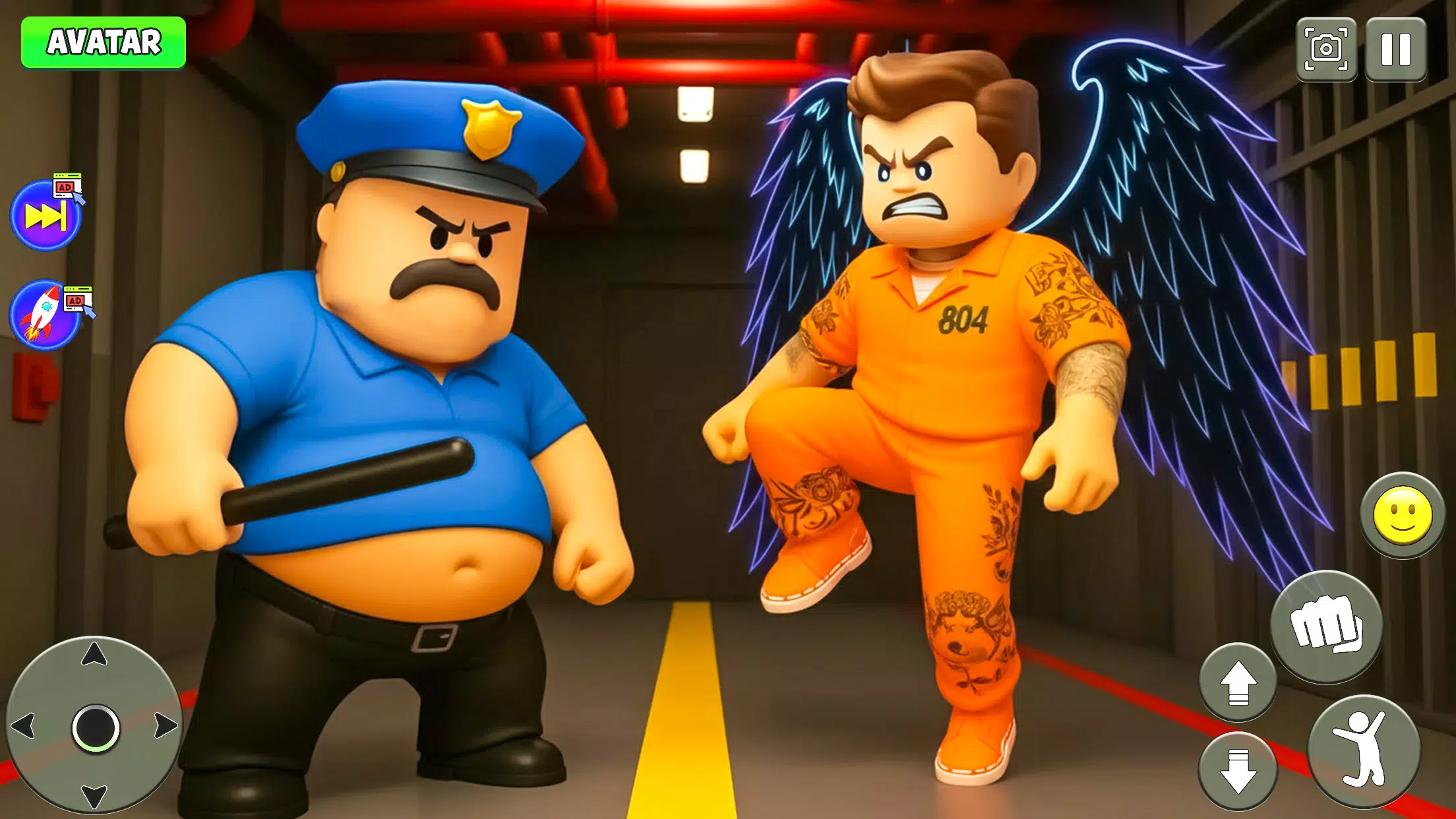 Prison Escape Parkour Game screenshot 2