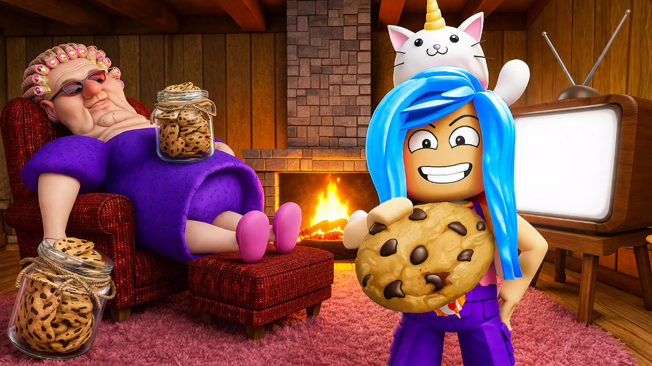 Obby With Grumpy Gran screenshot 8