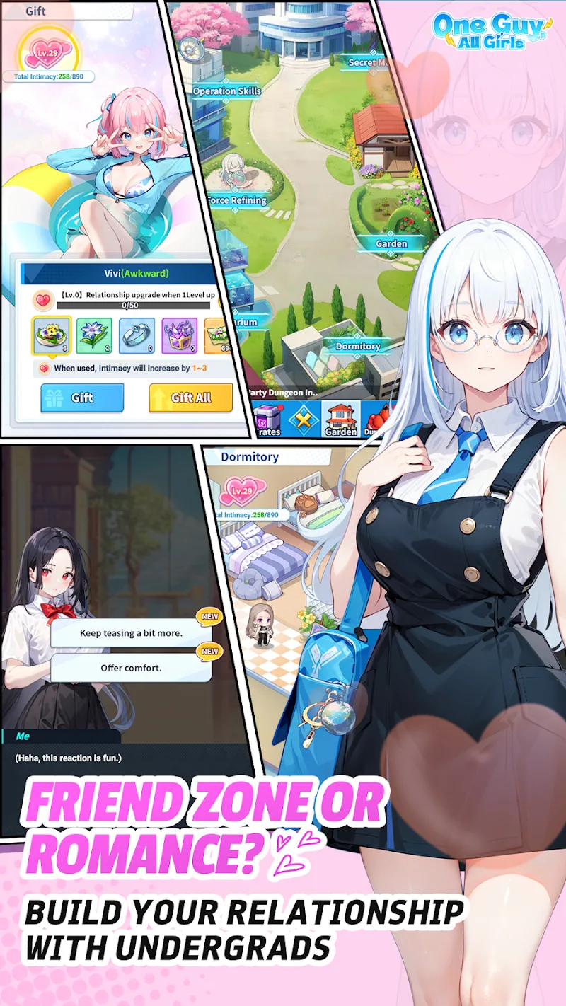 One Guy, All Girls: Idle RPG screenshot 5