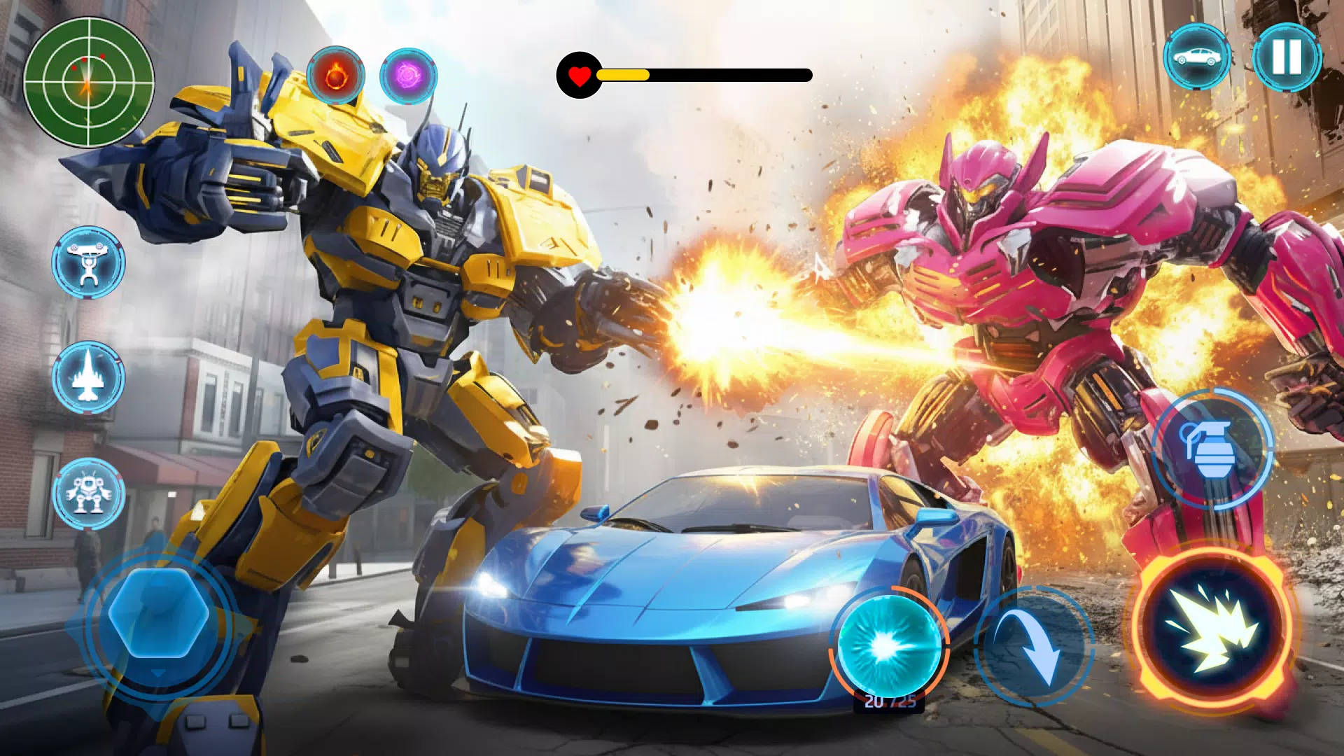Robot Car Transform Battle 3D screenshot 4