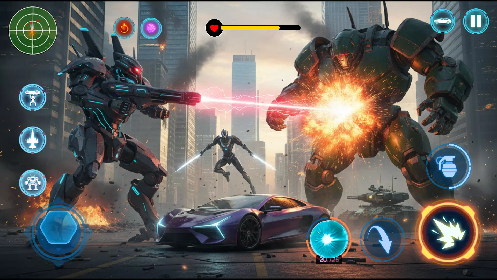 Robot Car Transform Battle 3D screenshot 5