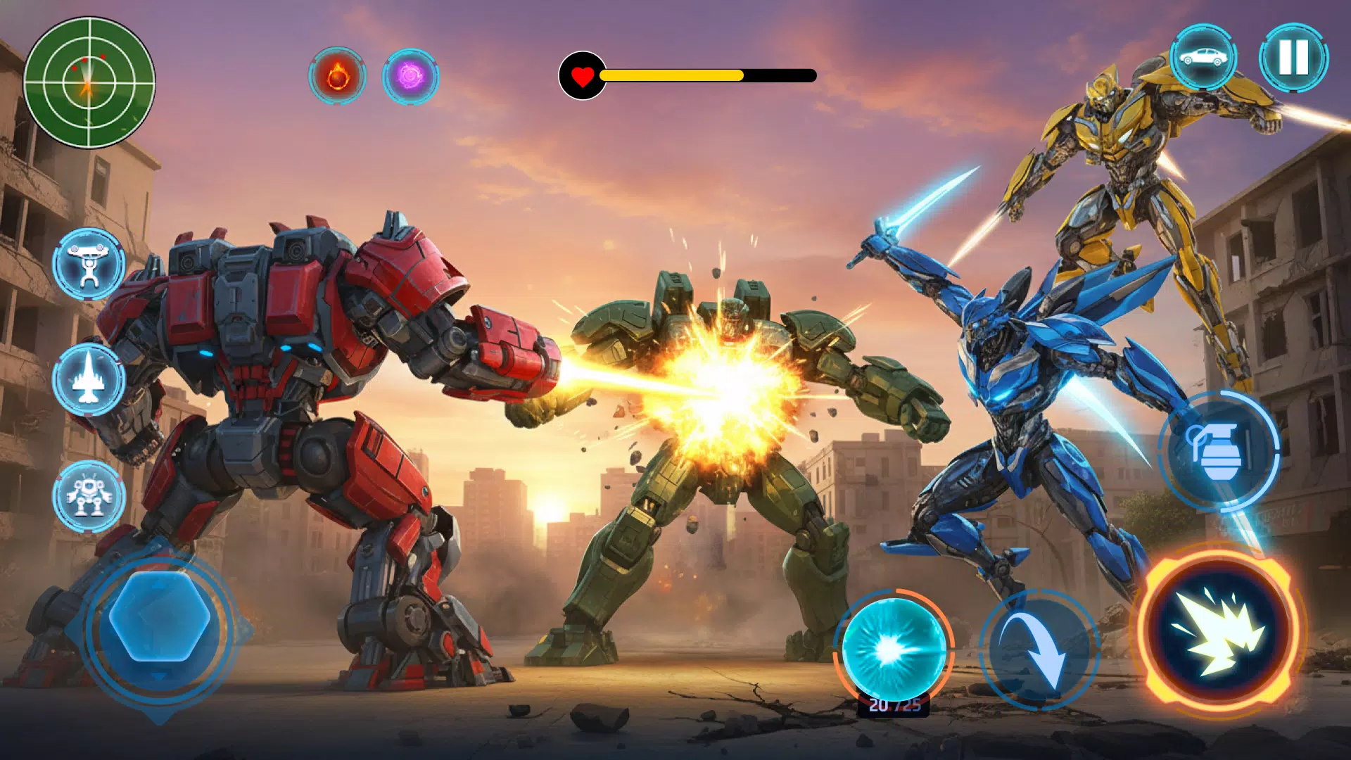Robot Car Transform Battle 3D screenshot 7