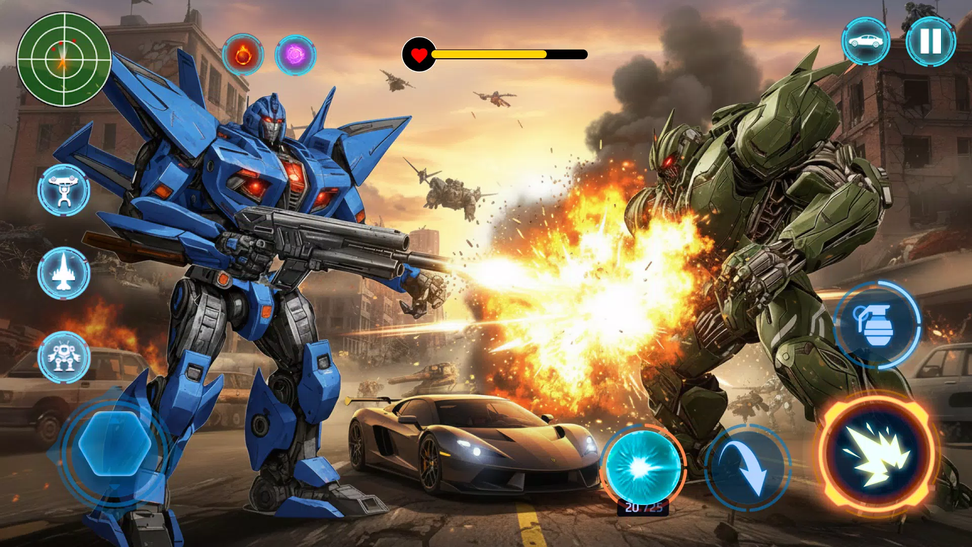 Robot Car Transform Battle 3D screenshot 6