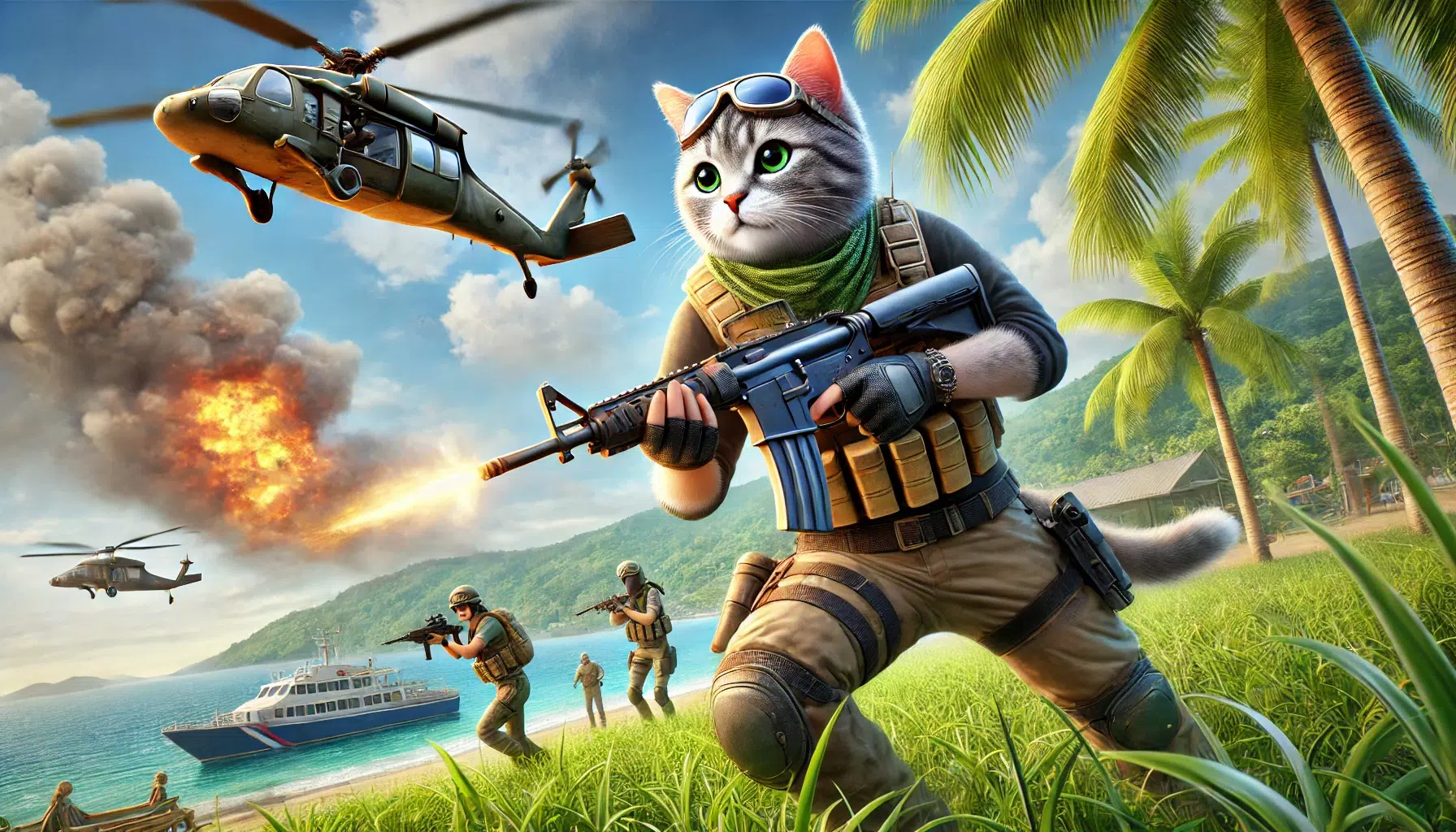 Super Cat Hero Open World Game screenshot 8