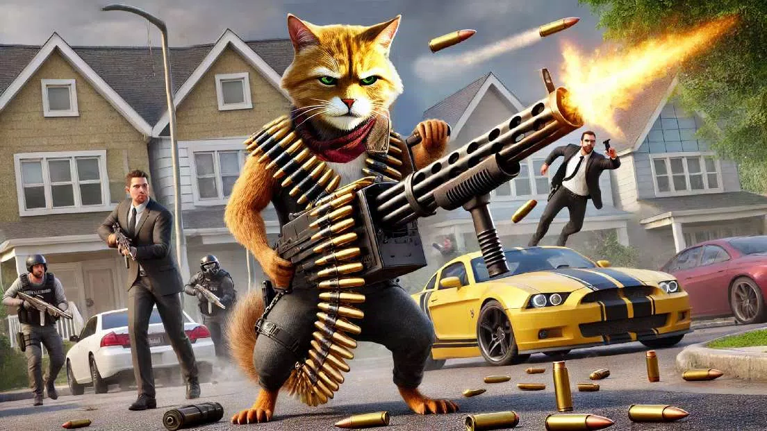 Super Cat Hero Open World Game screenshot 1