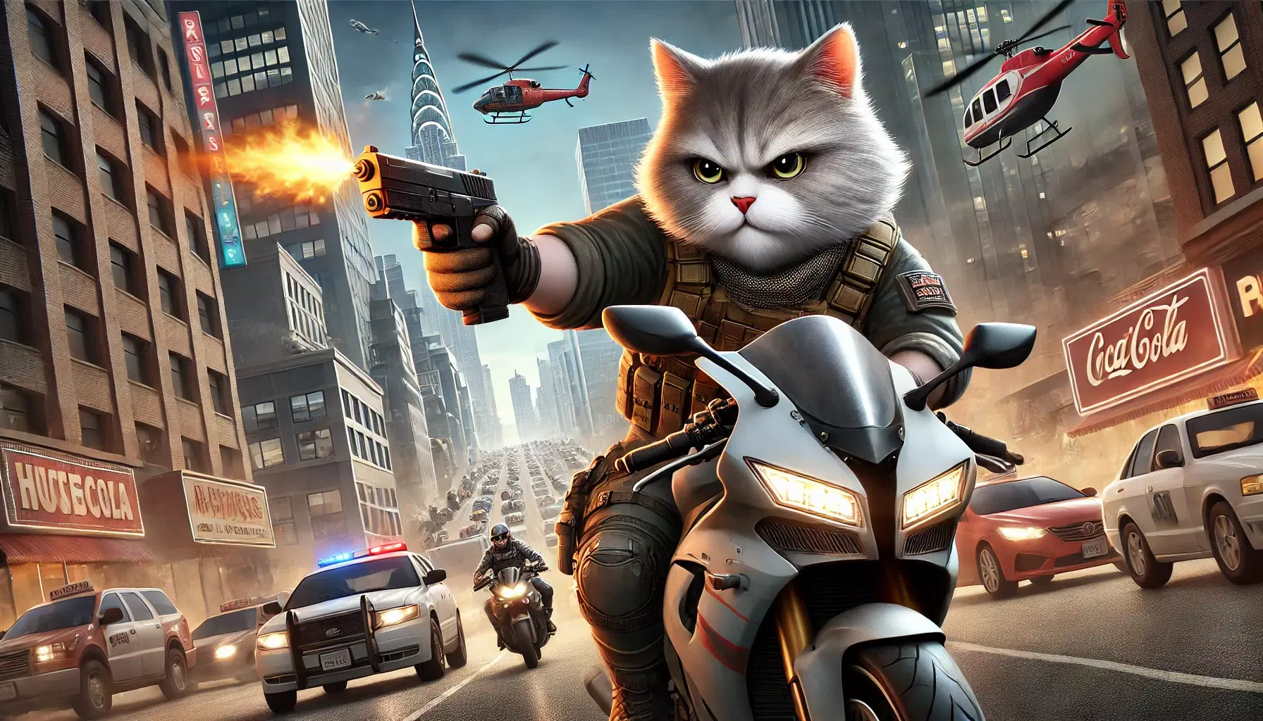 Super Cat Hero Open World Game screenshot 7