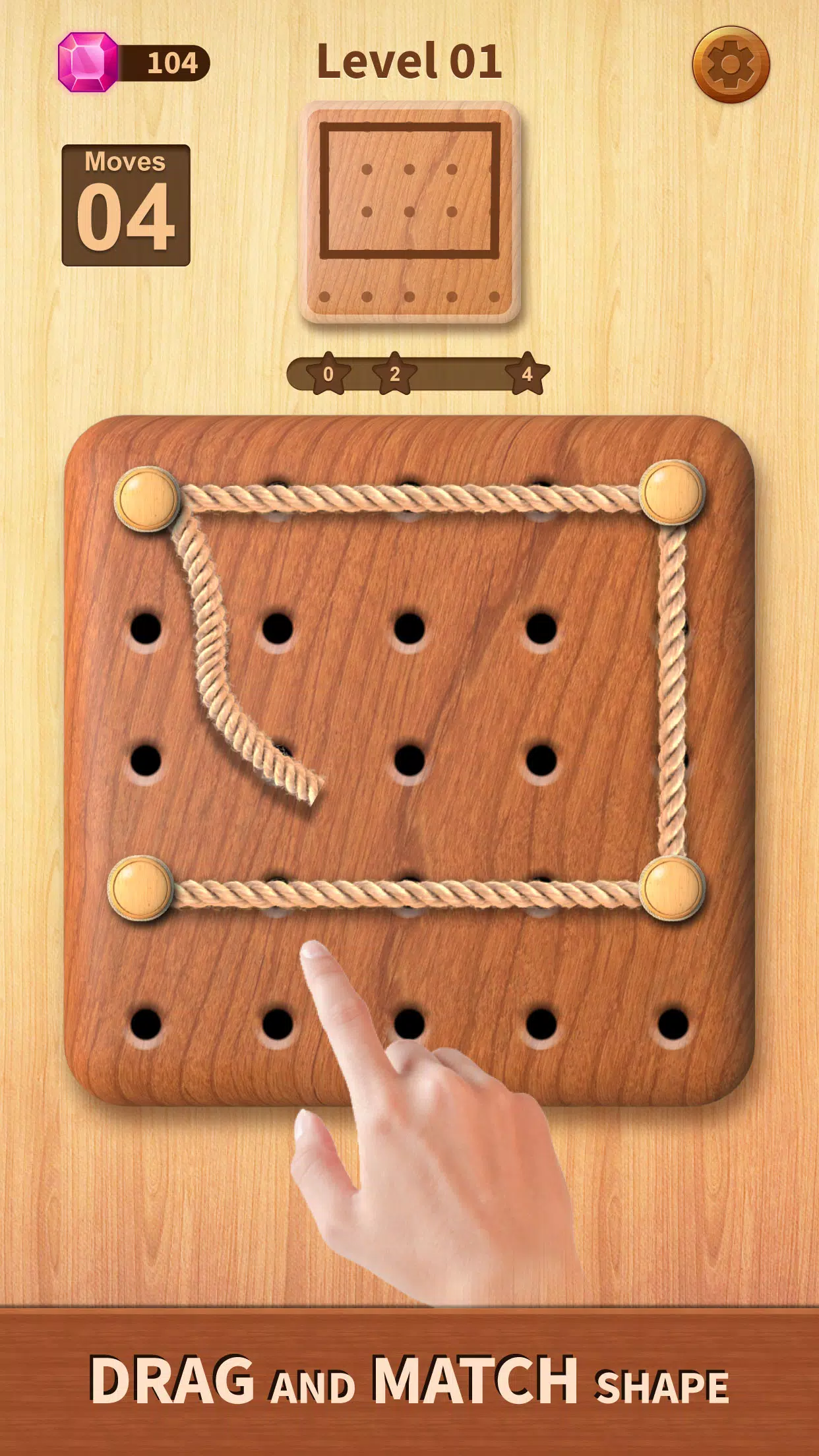 Rope Puzzle: Wooden Rope Games screenshot 5