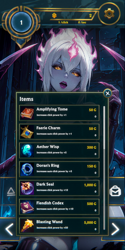 LOL Evelynn Idle Clicker screenshot 2
