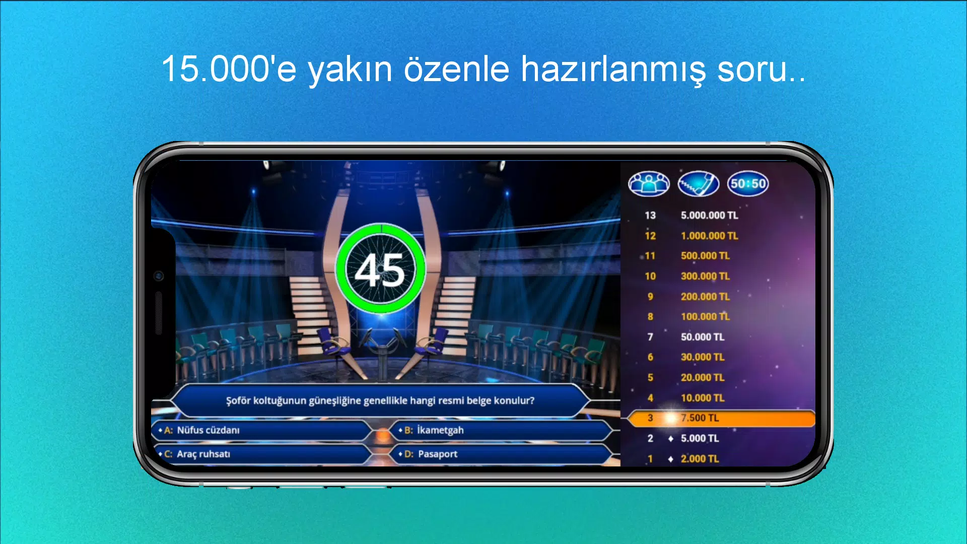 Milyoner Bilgi Yarışması 2026 screenshot 1
