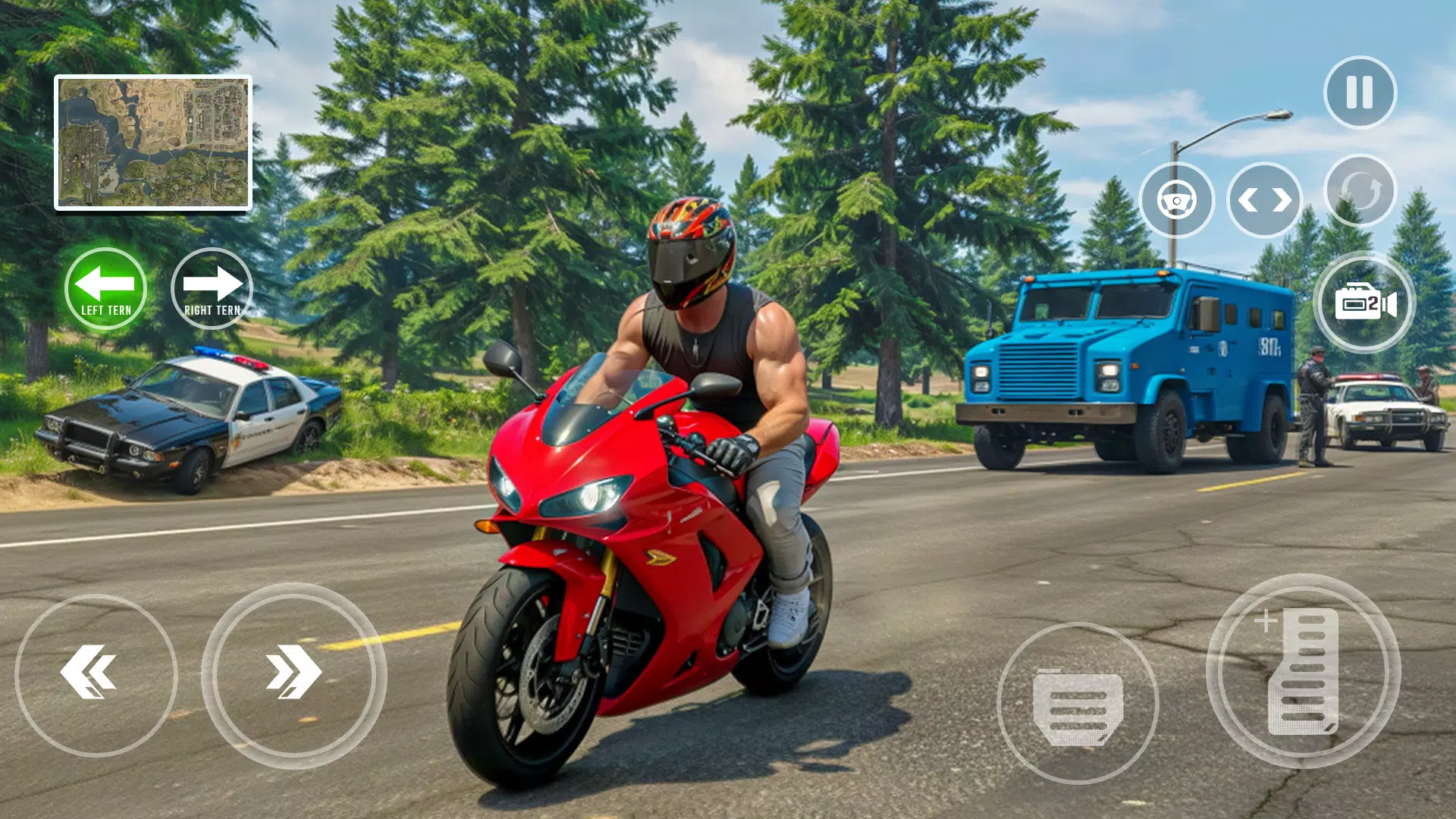 Open World Bike Drive Game 3D screenshot 4