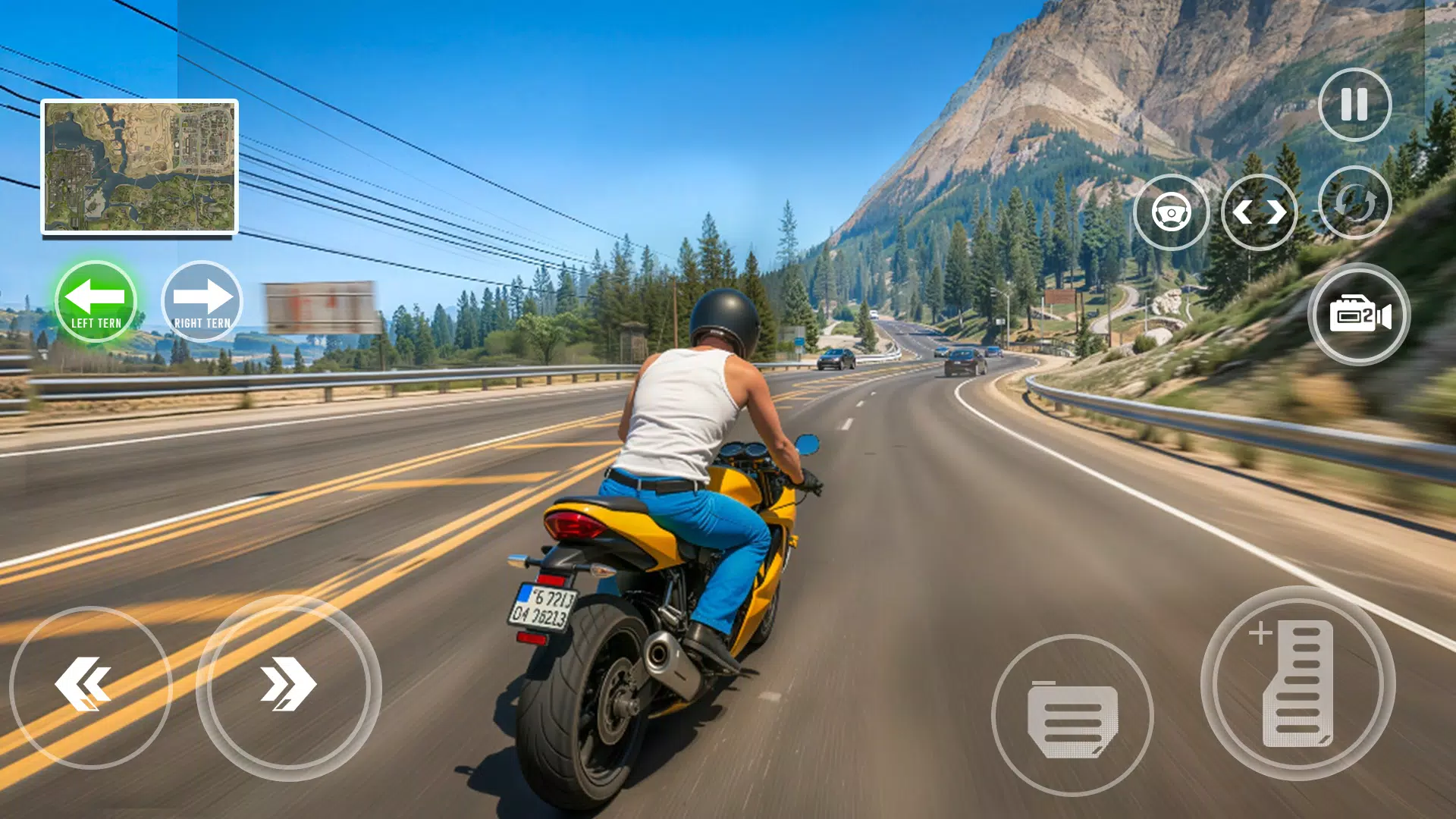 Open World Bike Drive Game 3D screenshot 5