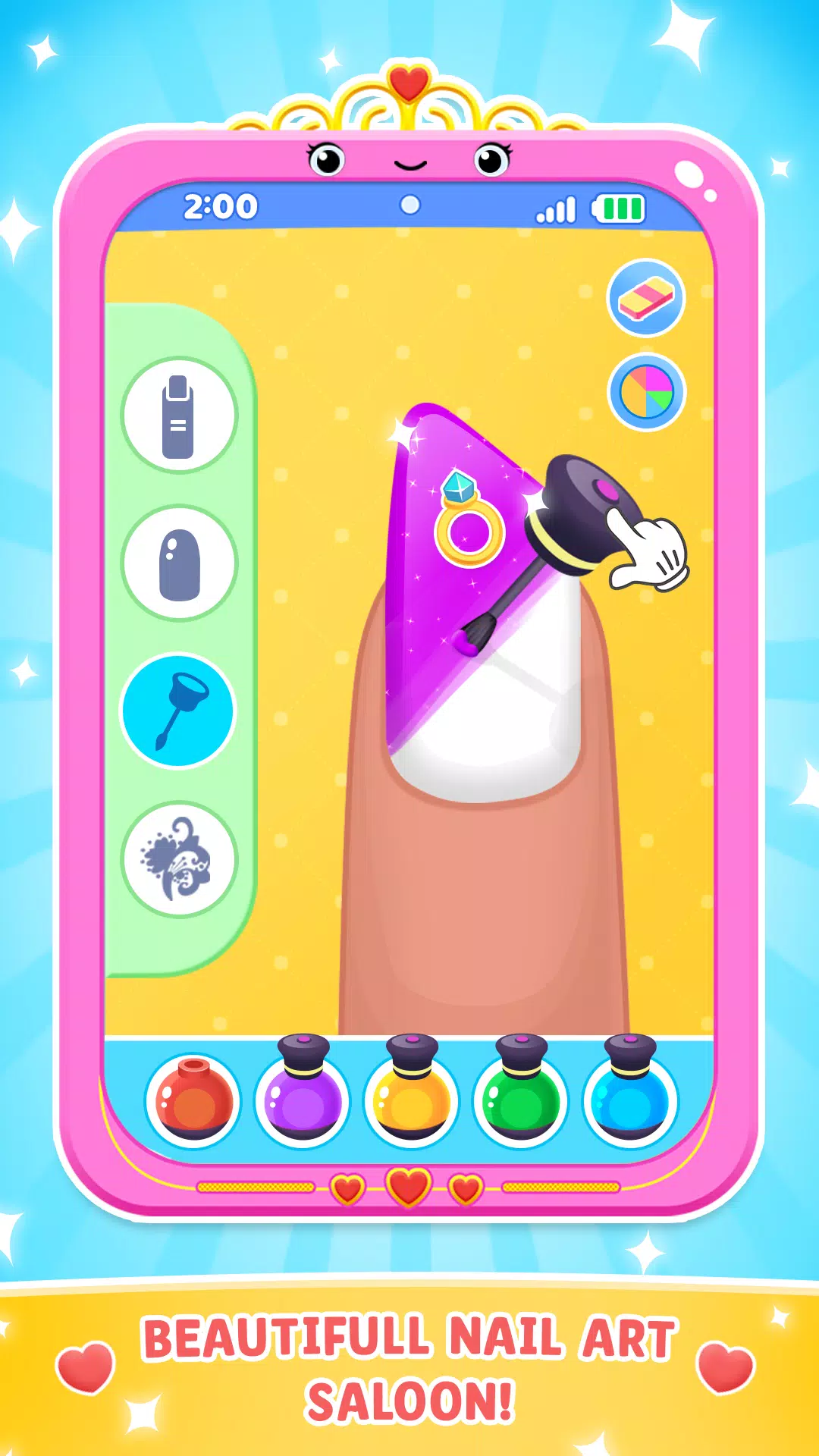 Baby princess toy phone screenshot 3