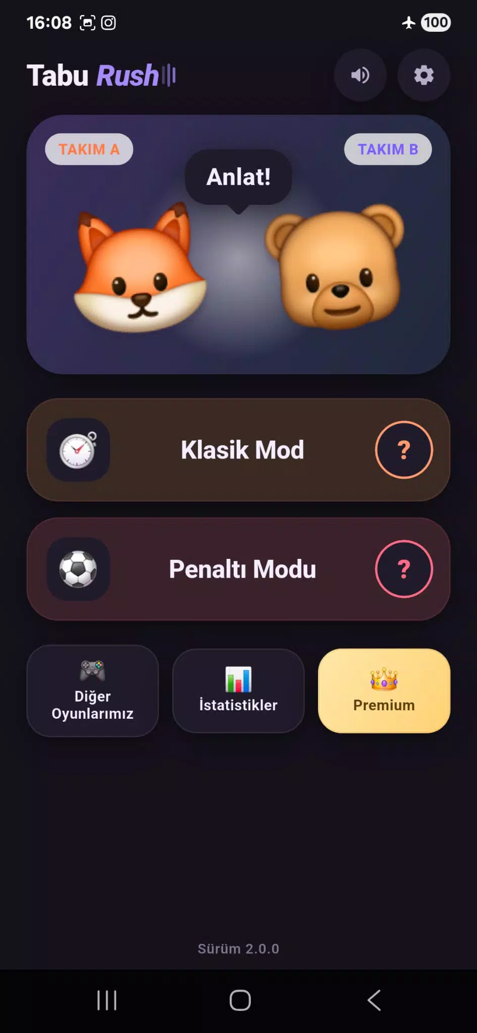 Tabu Rush: Türkçe Tabu Oyunu screenshot 1