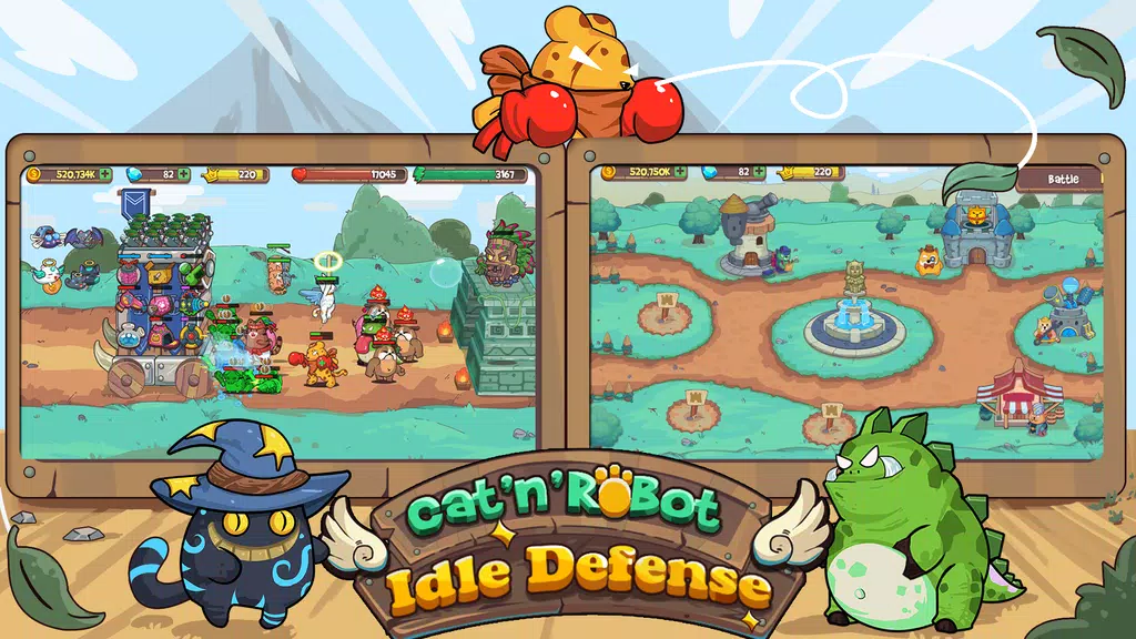CatnRobot Idle TD: Battle Cat screenshot 2