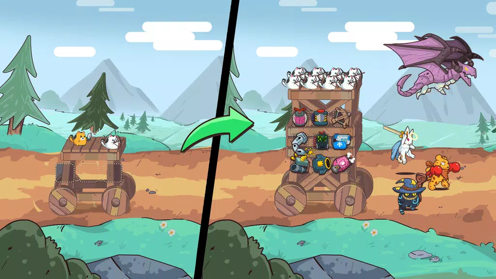 CatnRobot Idle TD: Battle Cat screenshot 4