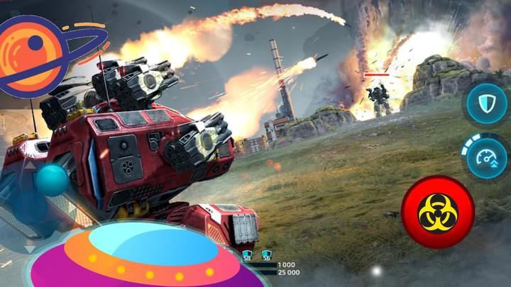Robots vs Aliens - Robowars screenshot 2