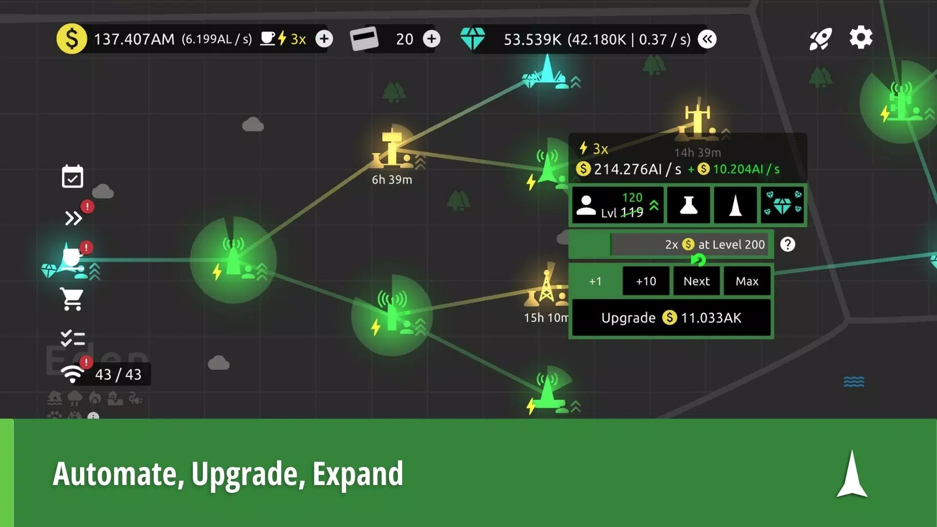 Idle Networks screenshot 1