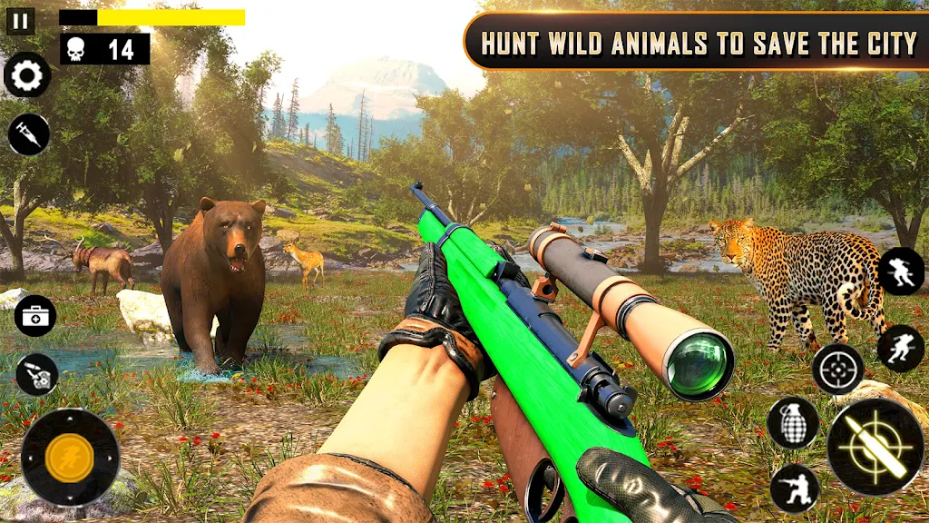 Wild Animal Hunting Games 3D screenshot 3