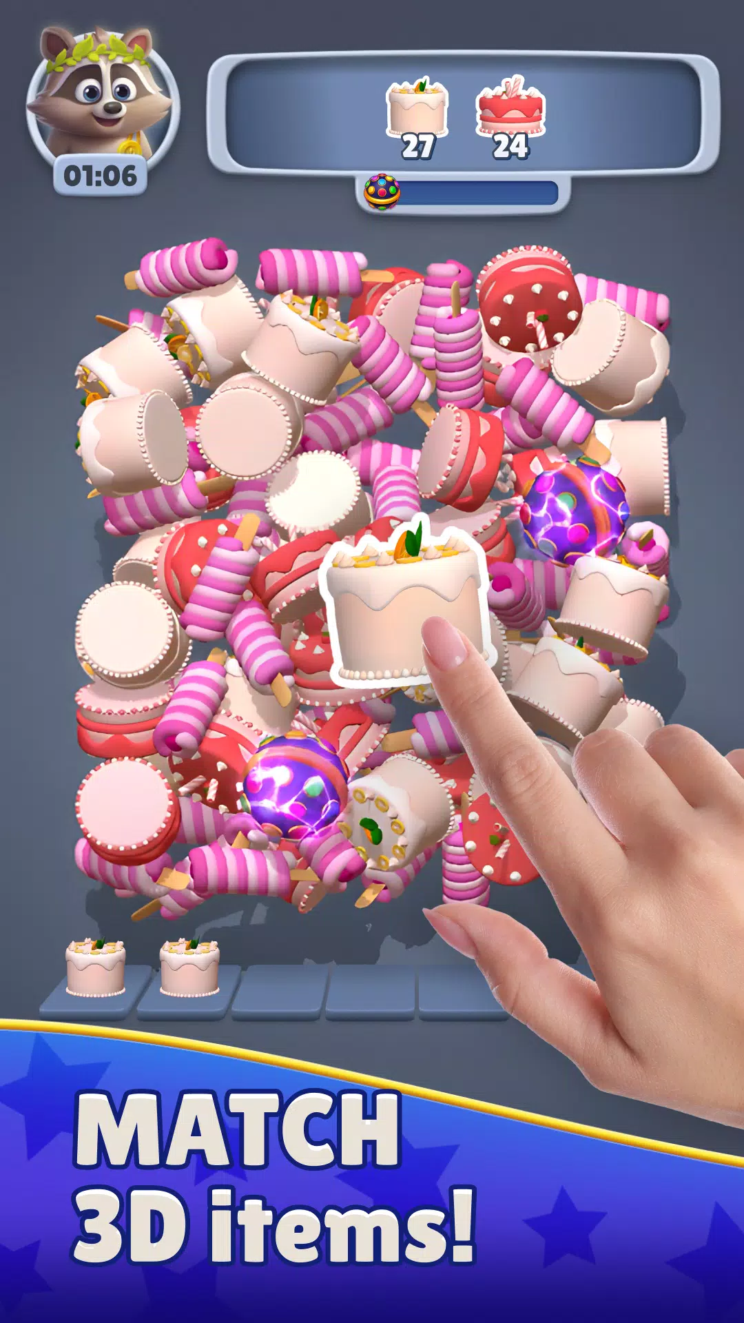Mighty Match - 3D Puzzle Game screenshot 3