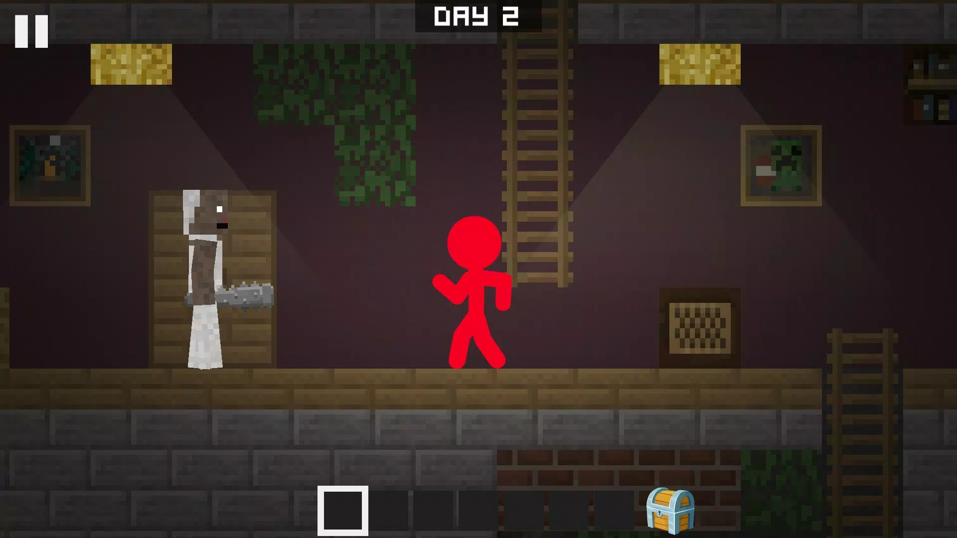 Stickman Grandma Horror Escape screenshot 2