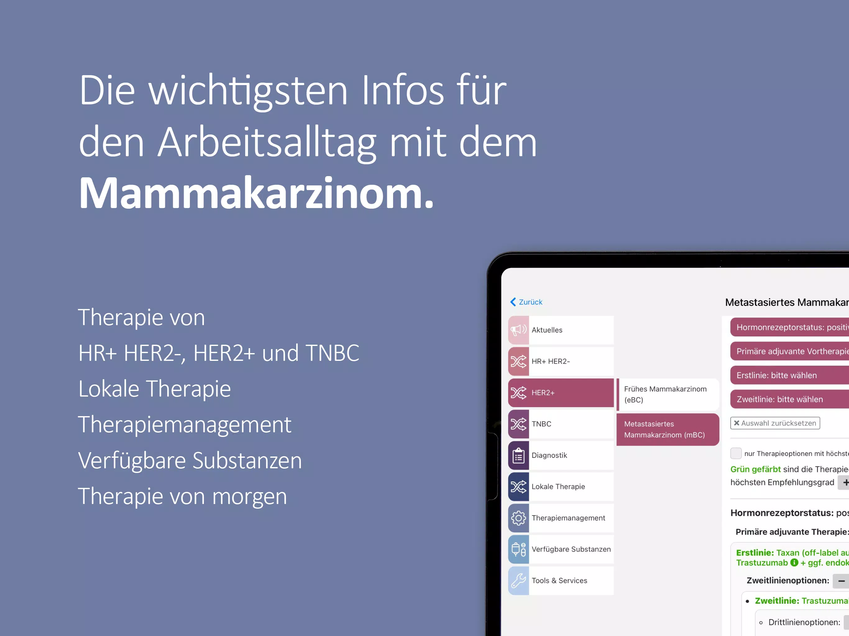 Mammakarzinom onkowissen screenshot 8
