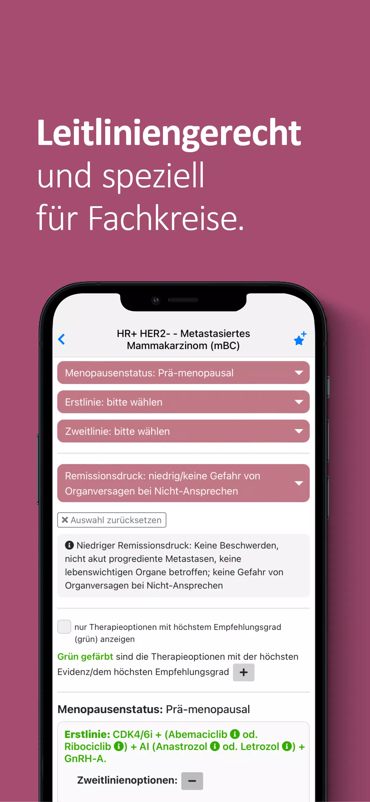 Mammakarzinom onkowissen screenshot 3