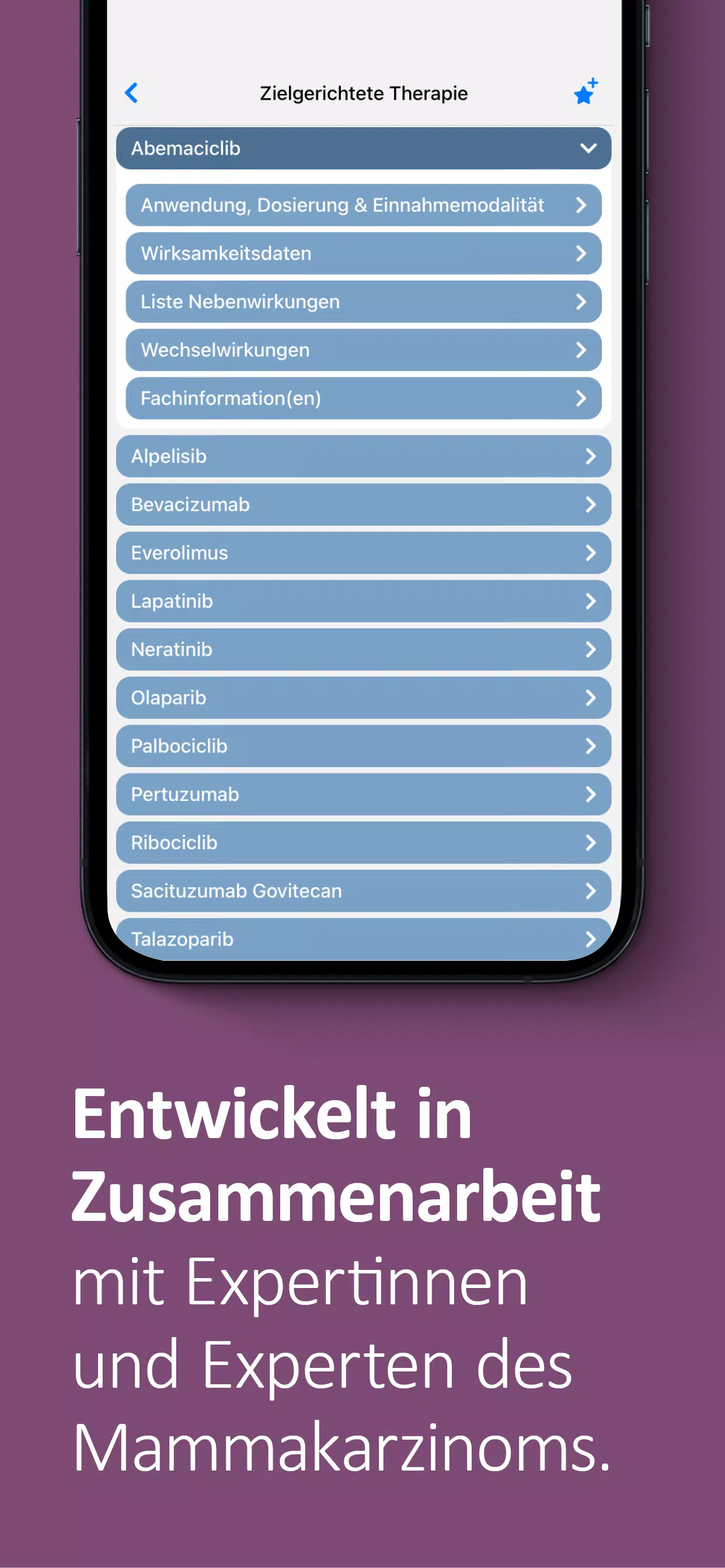 Mammakarzinom onkowissen screenshot 4
