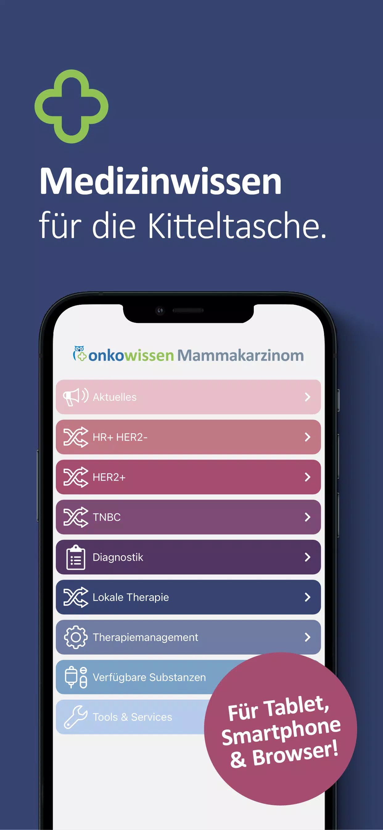 Mammakarzinom onkowissen screenshot 1