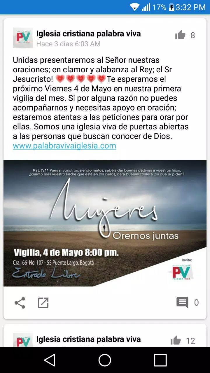 Iglesia Palabra Viva screenshot 2