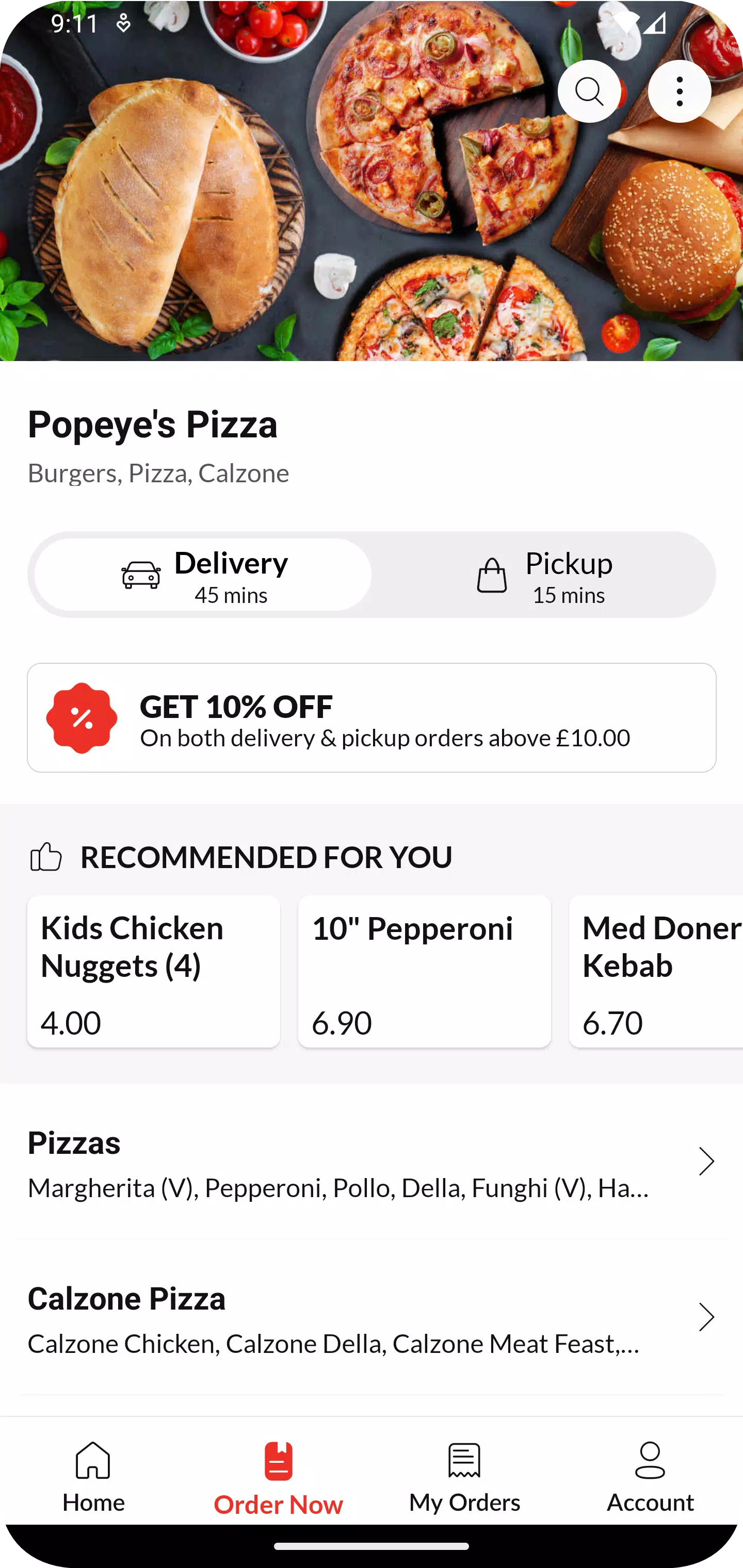Popeyes Pizza screenshot 3