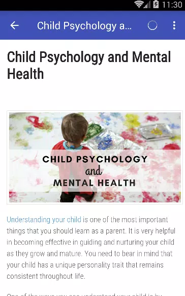 Child psychologist screenshot 2