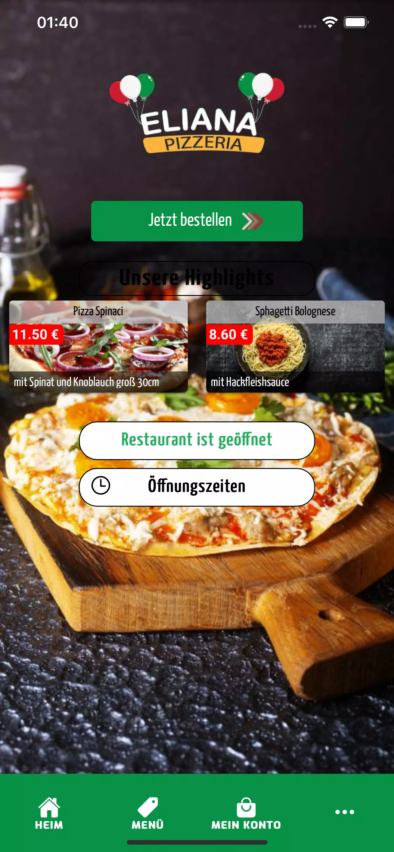 Eliana Pizzeria screenshot 7