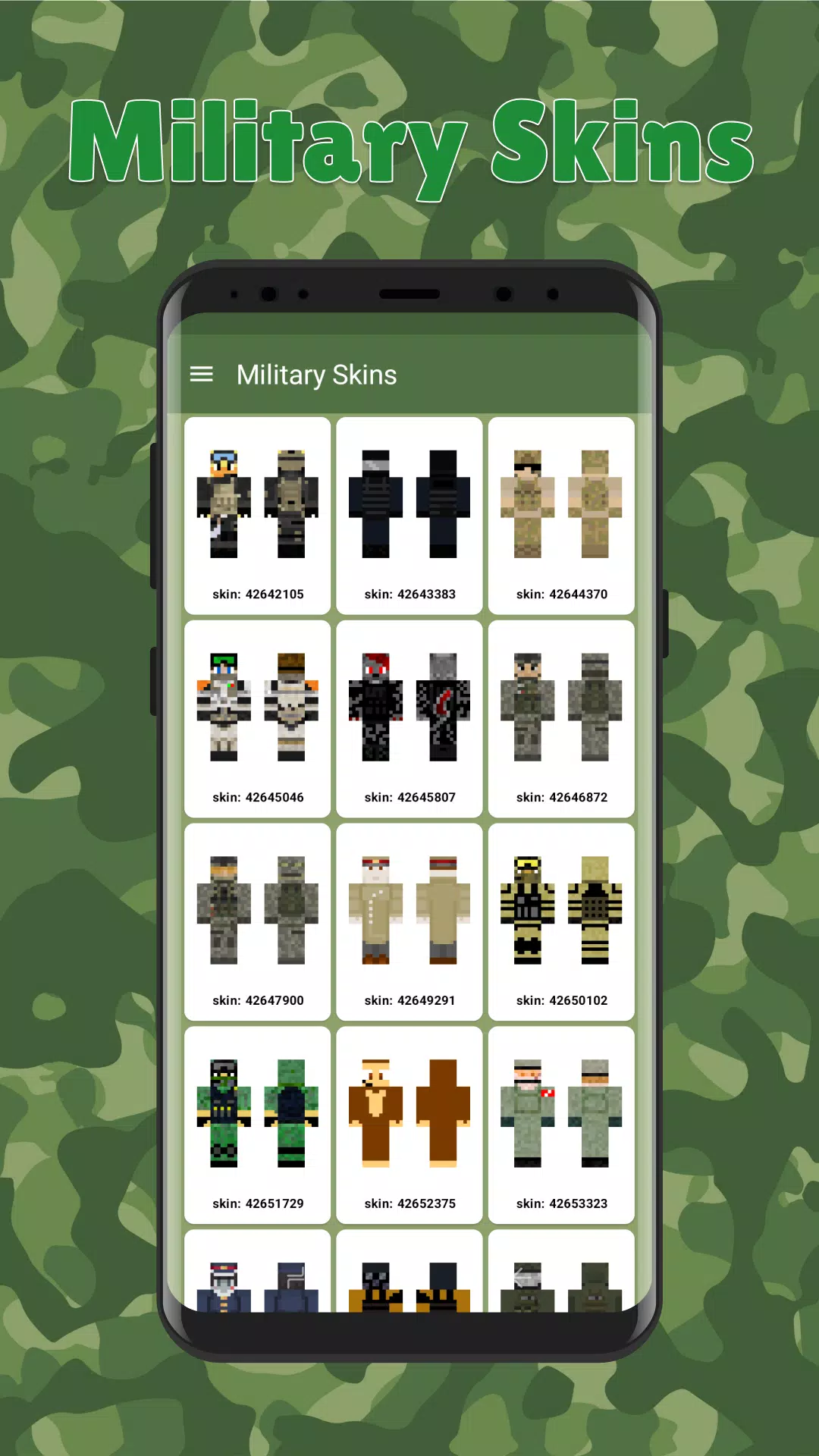 Military Skins screenshot 1
