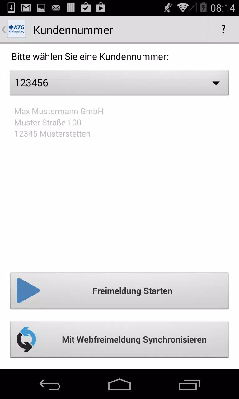 Bayka-KTG-Freimeldung screenshot 3