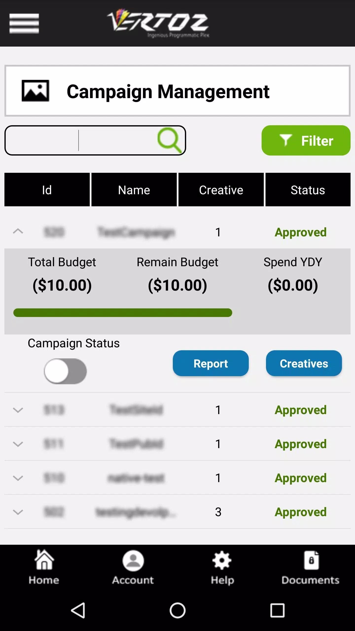 Vertoz screenshot 2