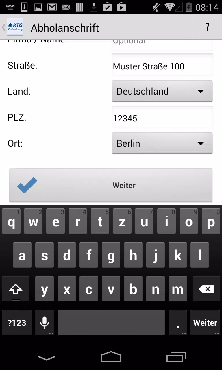 Bayka-KTG-Freimeldung screenshot 4