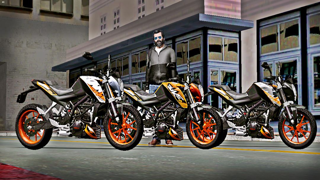 Ktm Bike Stunt & Race Game 3d screenshot 1