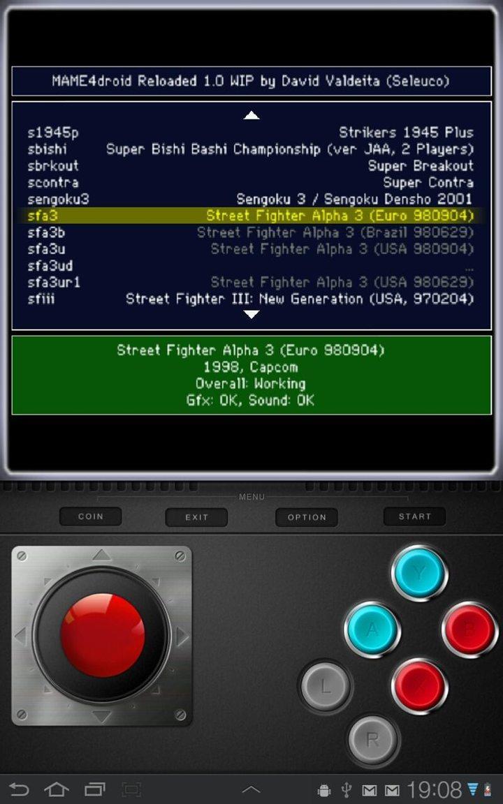 MAME4droid (0.139u1) screenshot 3