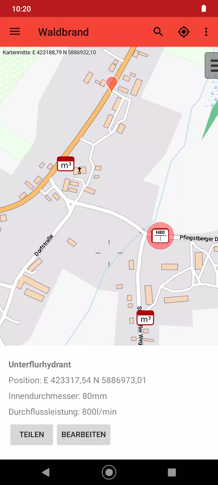 Waldbrand Brandenburg screenshot 2