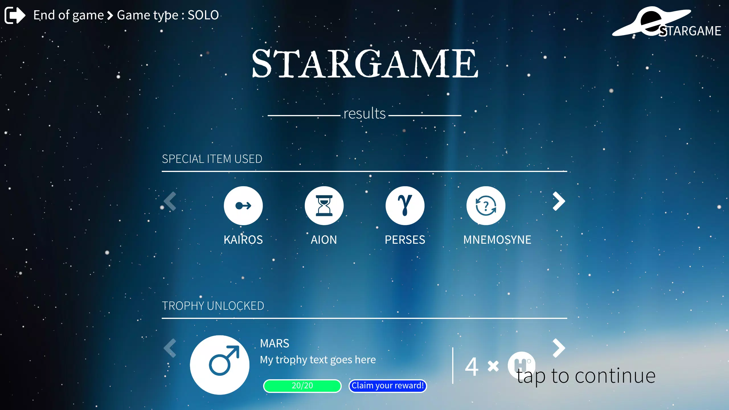 Stargame quiz screenshot 5