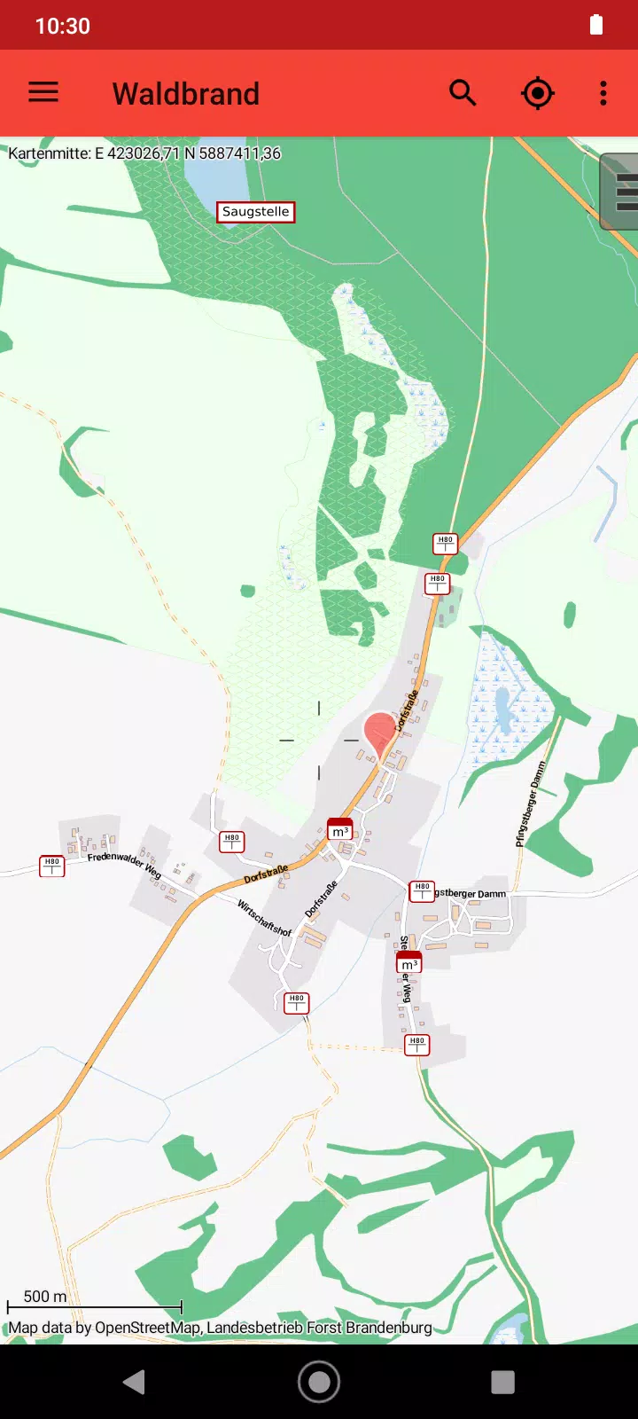 Waldbrand Brandenburg screenshot 1