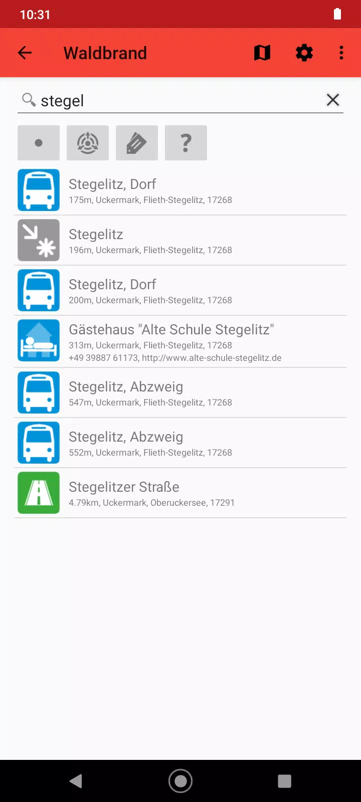 Waldbrand Brandenburg screenshot 3