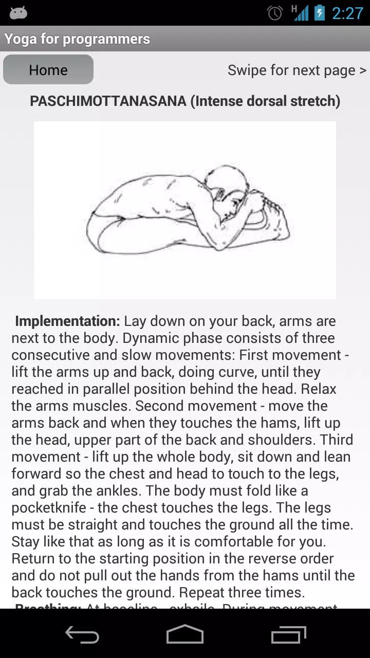 Yoga for programmers screenshot 2