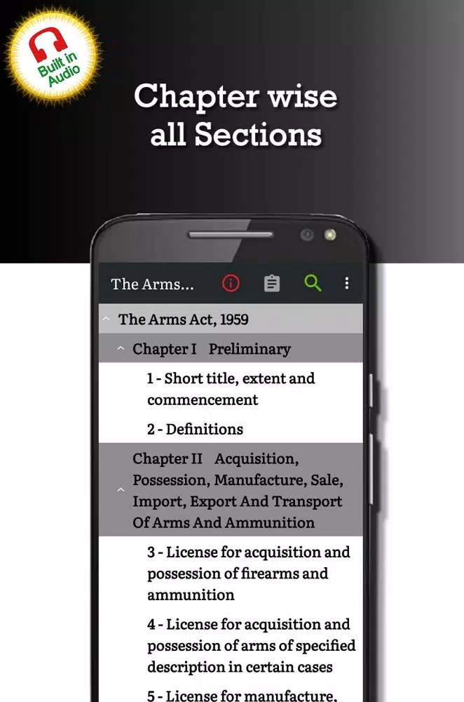 Arms Act 1959 screenshot 2