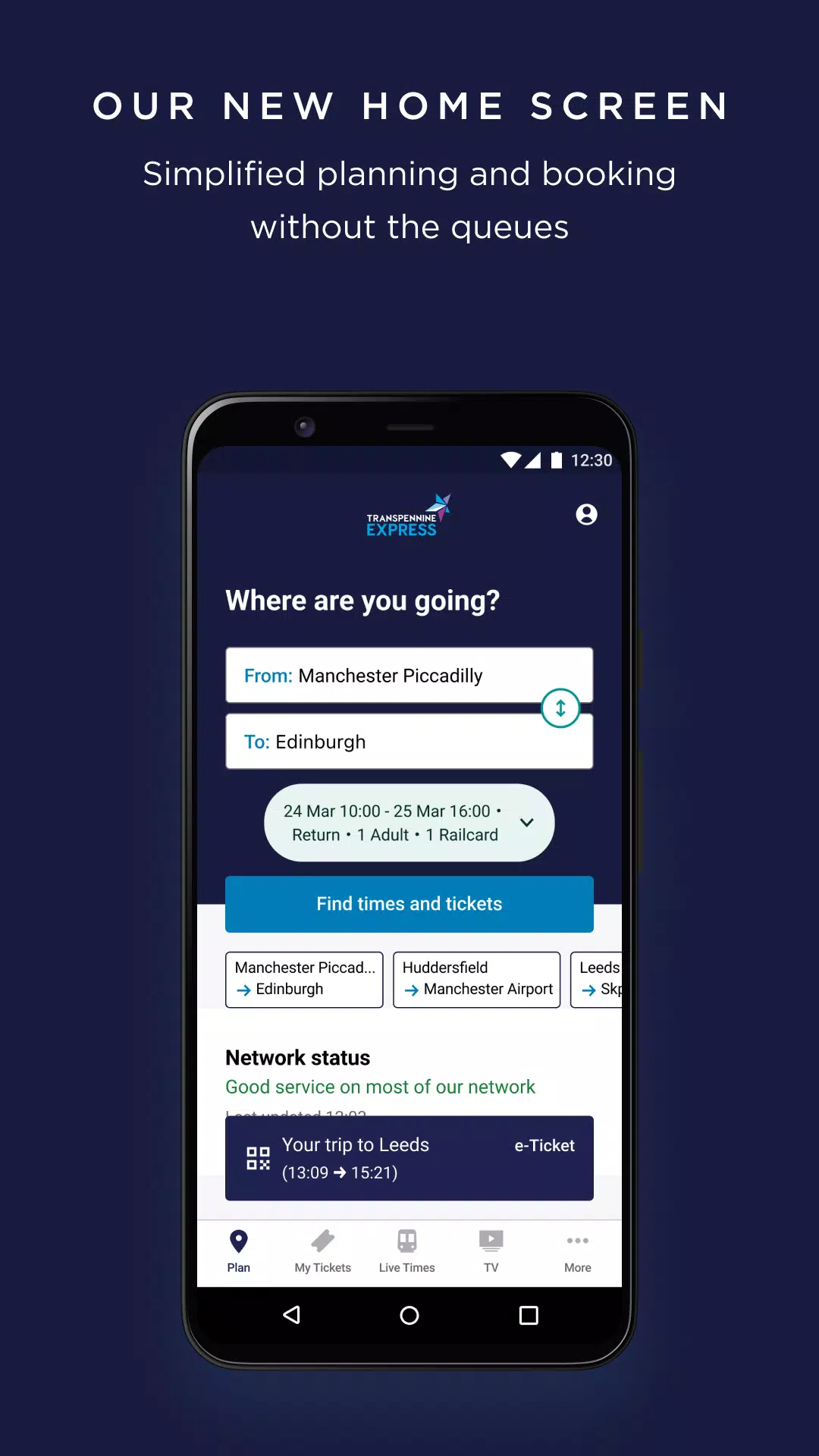 Train tickets, travel & times screenshot 2