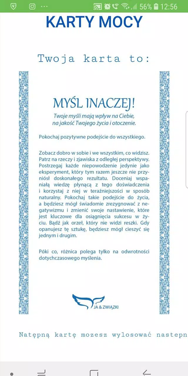 Karty Mocy - Myśli Inaczej! screenshot 3