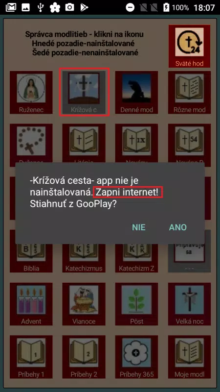Správca modlitieb screenshot 2
