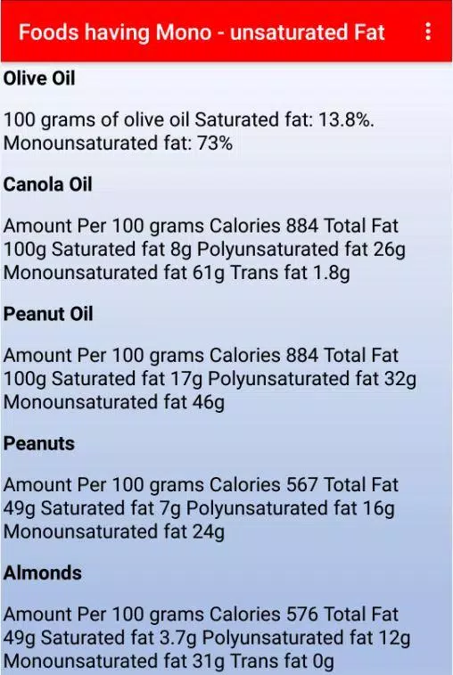 Nutrition and food screenshot 5