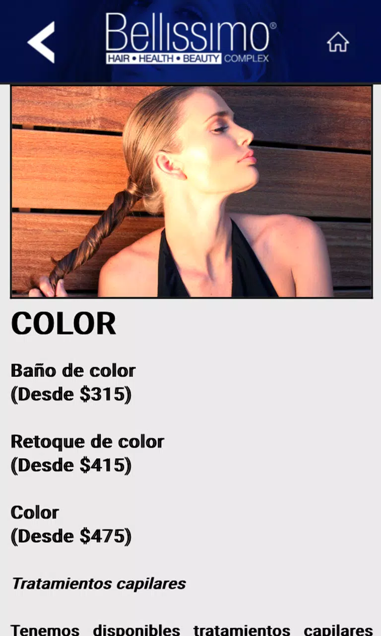 Bellissimo Salon screenshot 4